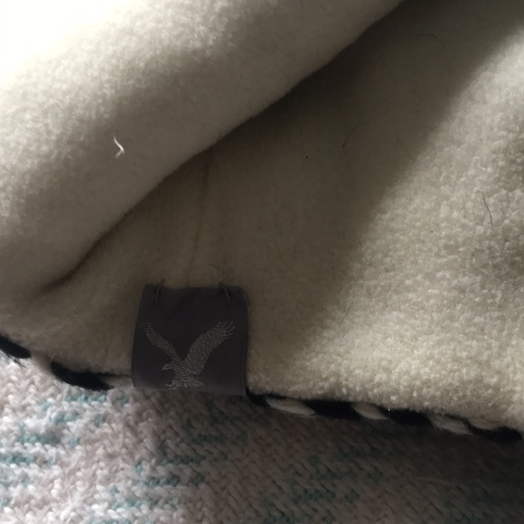 Free People Black and Cream Knit Hat - Picture 4 of 4